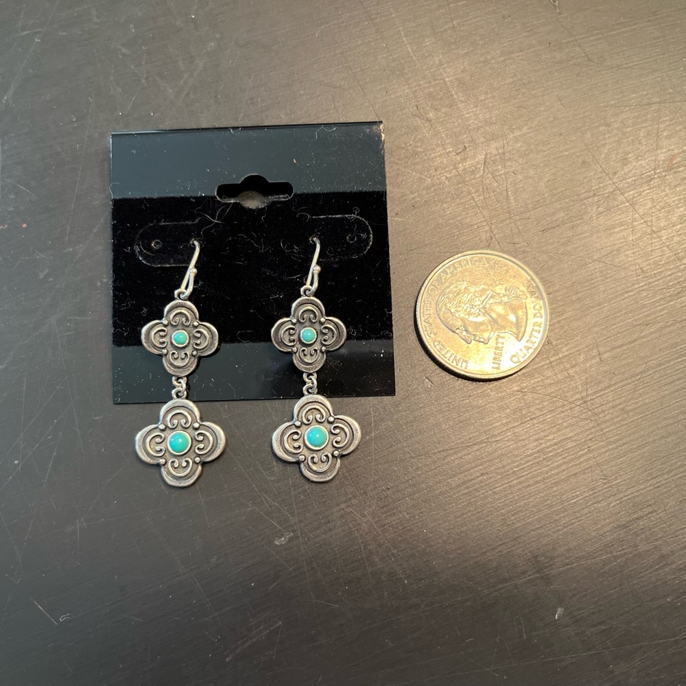 James Avery silver/turquoise earrings